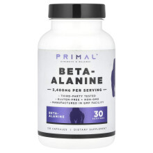 PrePrimal, Beta-Alanina, 120 Kapsułek (850 mg na Kapsułkę)