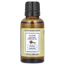 The Vitamin Shoppe, 100%-os Tiszta Alapanyagú Olaj, Szegfűszeg, 1 fl oz (30 ml)