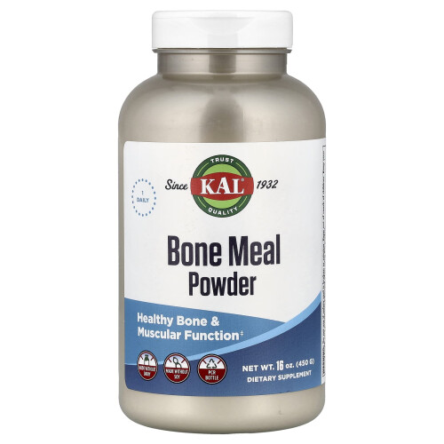 KAL, Bone Meal Powder, 16 oz, (450 g)