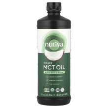 Nutiva, Biologische MCT-olie, 32 fl oz (946 ml)