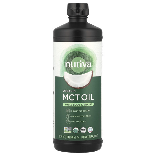 Νουτιβά, Organic MCT Oil, 32 fl oz (946 ml)