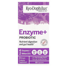 Kyolic, Kyo Dophilus, Enzimi + Probiotici, 60 Capsule