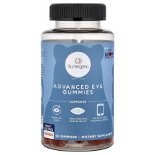 Sunergetic, Avancerad ögongummies, Mango, 60 Gummies