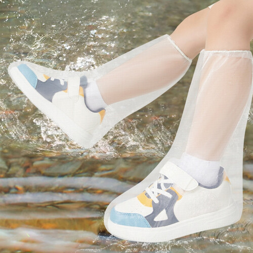 Waterproof Rain Shoe Covers Plastic Drawstring Non-Slip 1