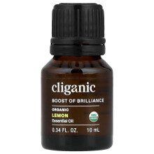 Cliganic, 100% Pure Essentiële Olie, Lemonolie, 0,33 fl oz (10 ml)