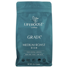 Lifeboost, Koffie, Grata, Been, Medium Roast, 12 oz (340 g)