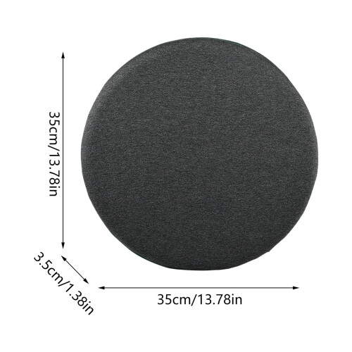 Μαξιλάρι καθίσματος από αφρό μνήμης Universal Round 35x35x3.5cm 1