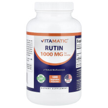 Vitamatic, Rutiini, 1 000 mg, 180 Kasviskapselia