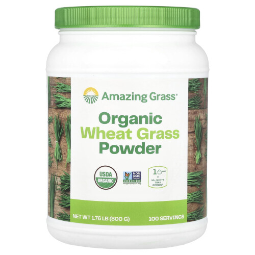 Amazing Grass, Organic Wheat Grass, 1.76 lb (800 g)