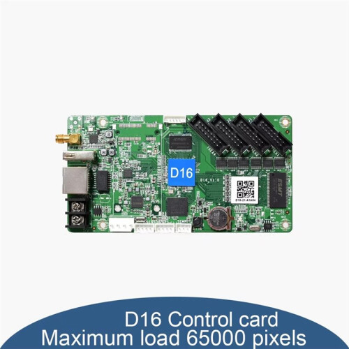 D16 Asynchronous Controller Full-Color LED Controller Card with 65,000-Pixel Load 75x4 Hub WiFi USB Cable Connection 2