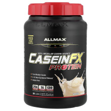 ALLMAX, CaseinFX, 100% Casein-Mikellarprotein, Vanille, 2 lbs. (907 g)