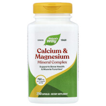Nature's Way, Calcium & Magnesium Mineral Complex, 250 Capsules