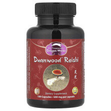 Dragon Herbs, DuanwoodÆ Reishi, 500 mg, 100 Kapslar