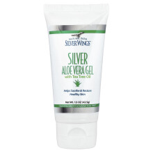 Natural Path Silver Wings, Silver, Aloe Vera Gel με Tea Tree Oil, 200 PPM, 1.5 oz