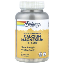 Solaray, Verbesserte Absorption Calcium Magnesium, 90 VegCaps