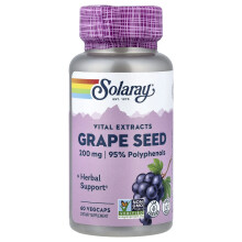 Solaray, Vital Extracts, Grape Seed , 200 mg, 60 VegCaps