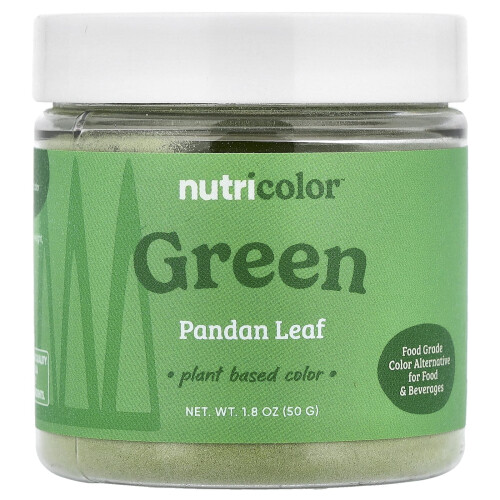 Nutricost, Nutricolor, Groene Pandanus Blad, 1,8 oz (50 g)
