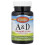 Carlson, Vitamin A & D, 100 Soft Gels 1