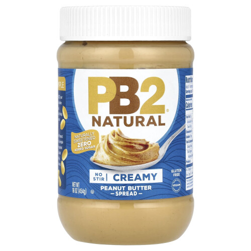 PB2 Τροφές, Φυσική Μαστιχούλα Μούστας, Κρέμα, 16 oz (454 g)