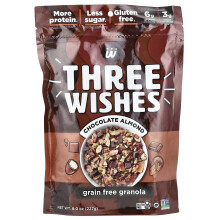 Three Wishes, Granola bez obilovin, čokoládové oříšky, 8 oz ( 227 g)