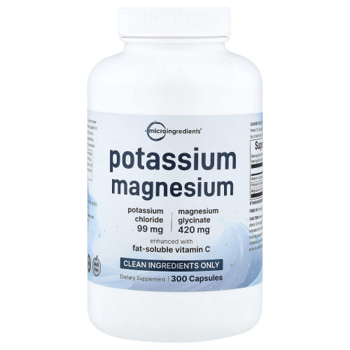 Potassium Magnesium Micro Ingredients, 300 Kapslí