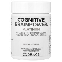 Codeage, Kognitive Gehirnkraft Platinum, 90 pflanzliche Kapseln