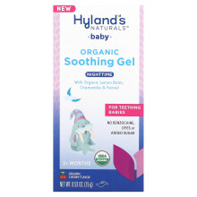 Hyland's Naturals, Hyland's Naturais, Gel de Alívio Orgânico para Bebês, Noite, 2+ Meses, Abacate Orgânico, 0,53 oz (15 g)