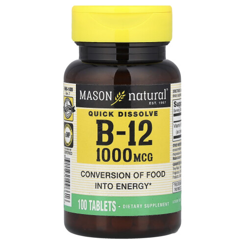 Nopea Edestä, Vitamiini B-12, 1,000 mcg, 100 tablettia