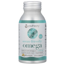 Youtheory, Omega Oceânico, 60 Softgéis (735 mg por Softgel)