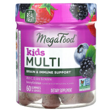 MegaFood, Multi dla Dzieci, Berrylicious, 60 Gummików