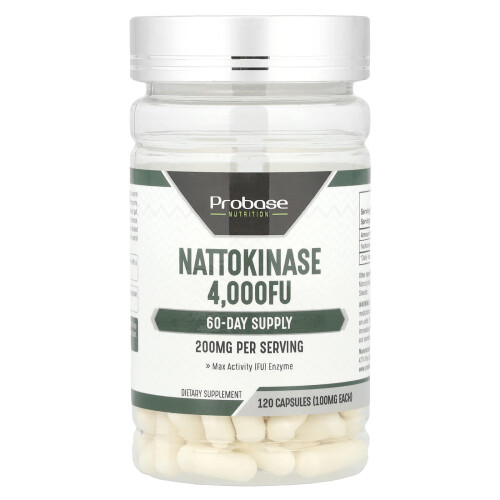 Probase Nutrition, Nattokinase, 120 Φύλλα (100 mg ανά Φύλλο)