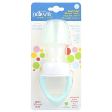 Dr. Brown's, Uusi Ensimmäiset Silicone Feeder, 4 kuukautta +, Mint, 1 Kappale