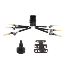 Conjunto de inyectores de combustible Spider para motores Vortec 4.3L V6, inyector de combustible de 6 cilindros con soporte para mayor eficiencia de