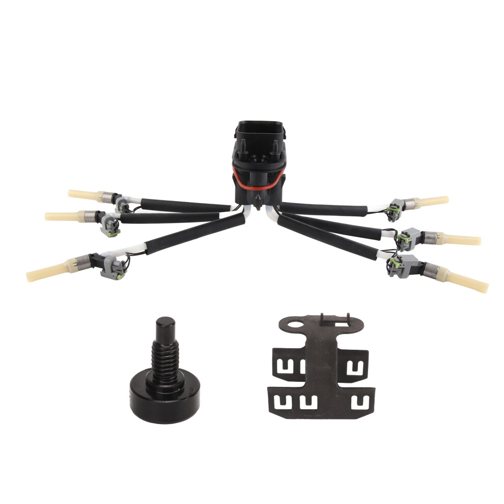 Spider Fuel Injectors Assembly For Vortec4.3l V6engines, 6Cylinder Fuel Injector With Bracket Better Fuel Efficiency Emission Control High Quality 9191629213689