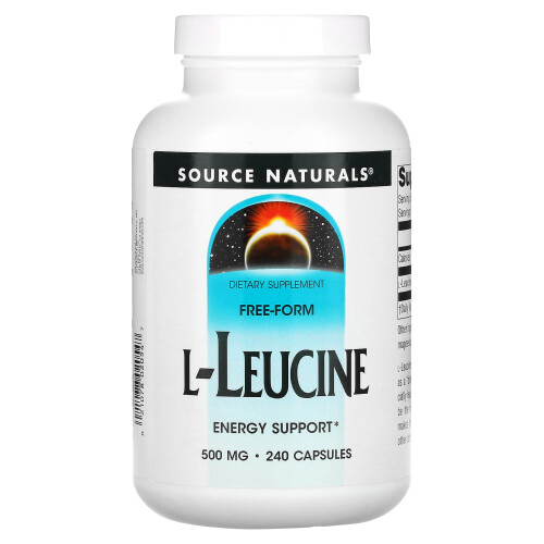 Source Naturals, L-Leucina, 500 mg, 240 Comprimidos