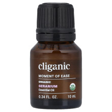 Cliganic, 100% Pure Essential Oil, Geranium, 0.33 fl oz (10 ml)