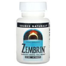 Source Naturals, Zembrin, 25 mg, 60 tabletta