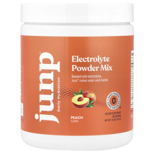 JUNP Hydration, Μίγμα Αλατιού, Peach, 14.6 oz (414 g)