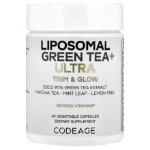 Codeage, Te verde Liposomal+ Ultra Trim & Glow, 60 Capsule Vegetală