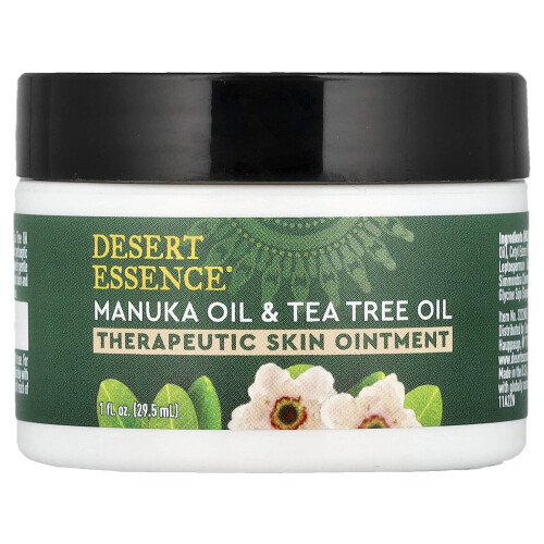 Desert Essence, Θεραπευτική Δερματική Σμάλτ, Μανουκαϊόι & Τσάι Τσάι Οϊλ, 1 fl oz (29.5 ml)