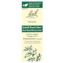 Bach, Pôvodné kvetné liečivá, Holly, 0,35 fl oz (10 ml)