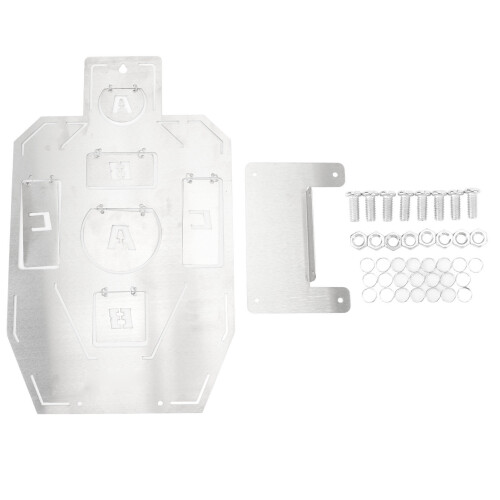 Self Return Stainless Steel Shooting Targets – High Accuracy Zone Practice 1