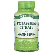 Nature's Truth, Kaliumcitrat + Magnesium, 90 Kapseln