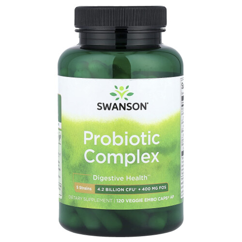 Swanson, Probiotic Complex, 120 Veggie EMBO Caps AP