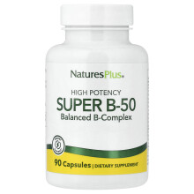 NaturesPlus, Super B-50, Wysoka Potencja, 90 Kapsułek