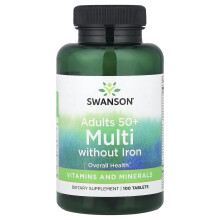 Swanson, Multi Adults 50+, 100 Tabletek