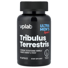 Vplab, Ultra Deporte para Hombres, Tribulus Terrestris, 90 Cápsulas