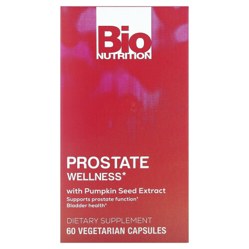 Bio Nutrition, Υγεία του Προστάτη με EXTRACTION Σπόρων Δαμάσκηνα, 60 Βιολογικά Φύλλα