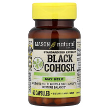 Mason Natural, Black Cohosh, Standardized Extract, 60 Capsules