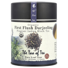The Tao of Tea, Biologische Geurende Indische Zwart Thee, Eerste Flush Darjeeling, 3,5 oz (100 g)